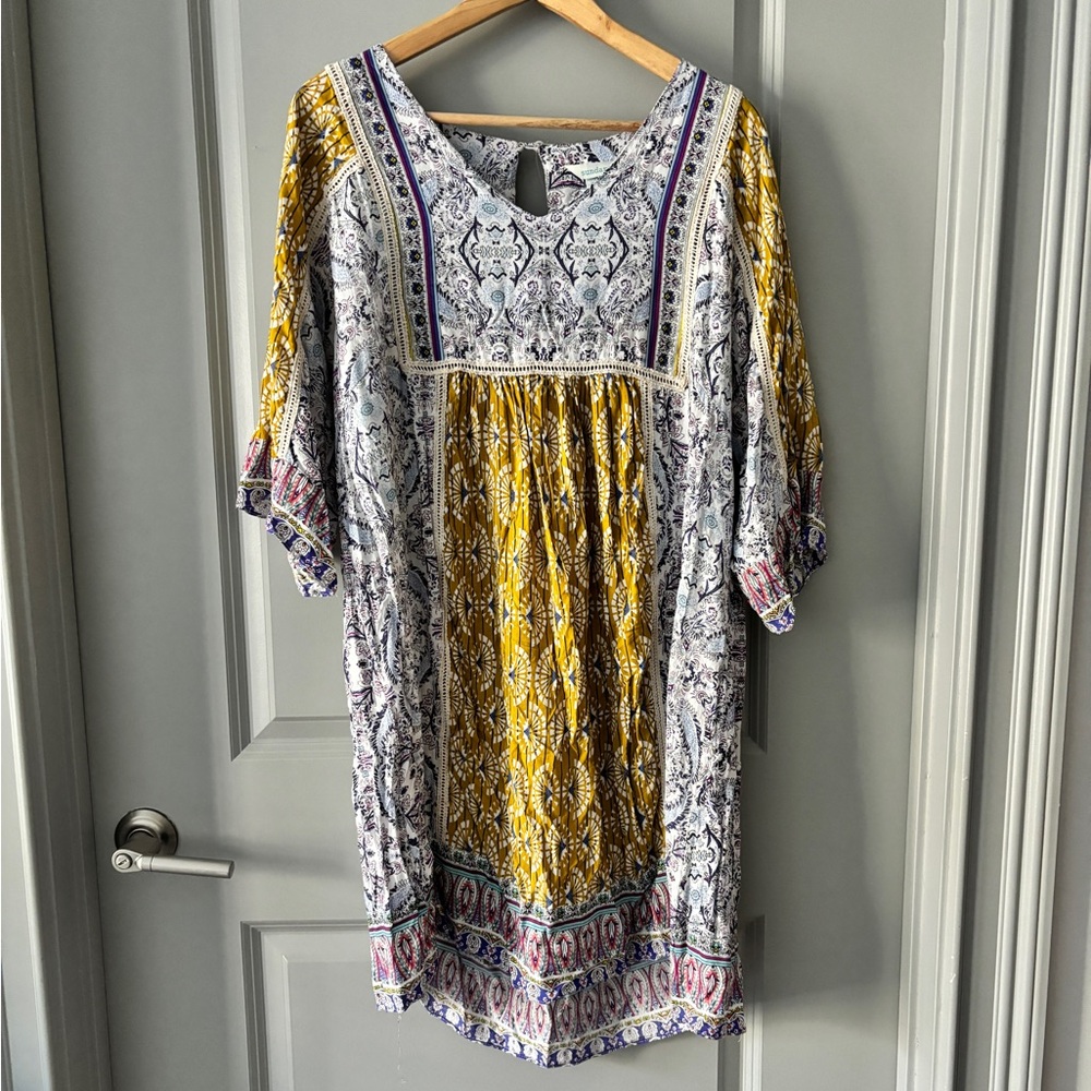 Sundance Multi-Print Boho Dress